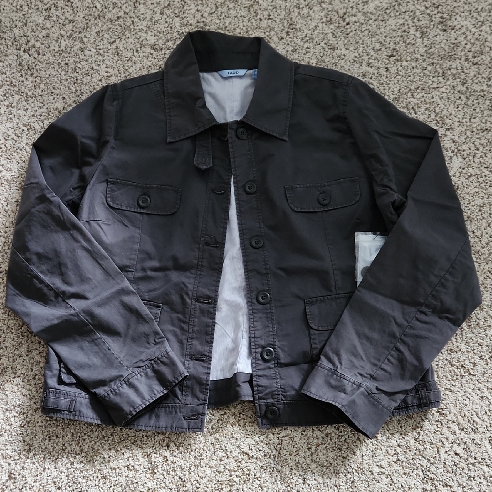 Izod Charcoal Lightweight Jacket